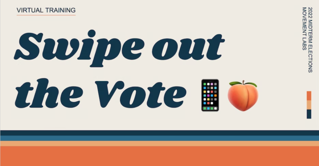 swipe out the vote